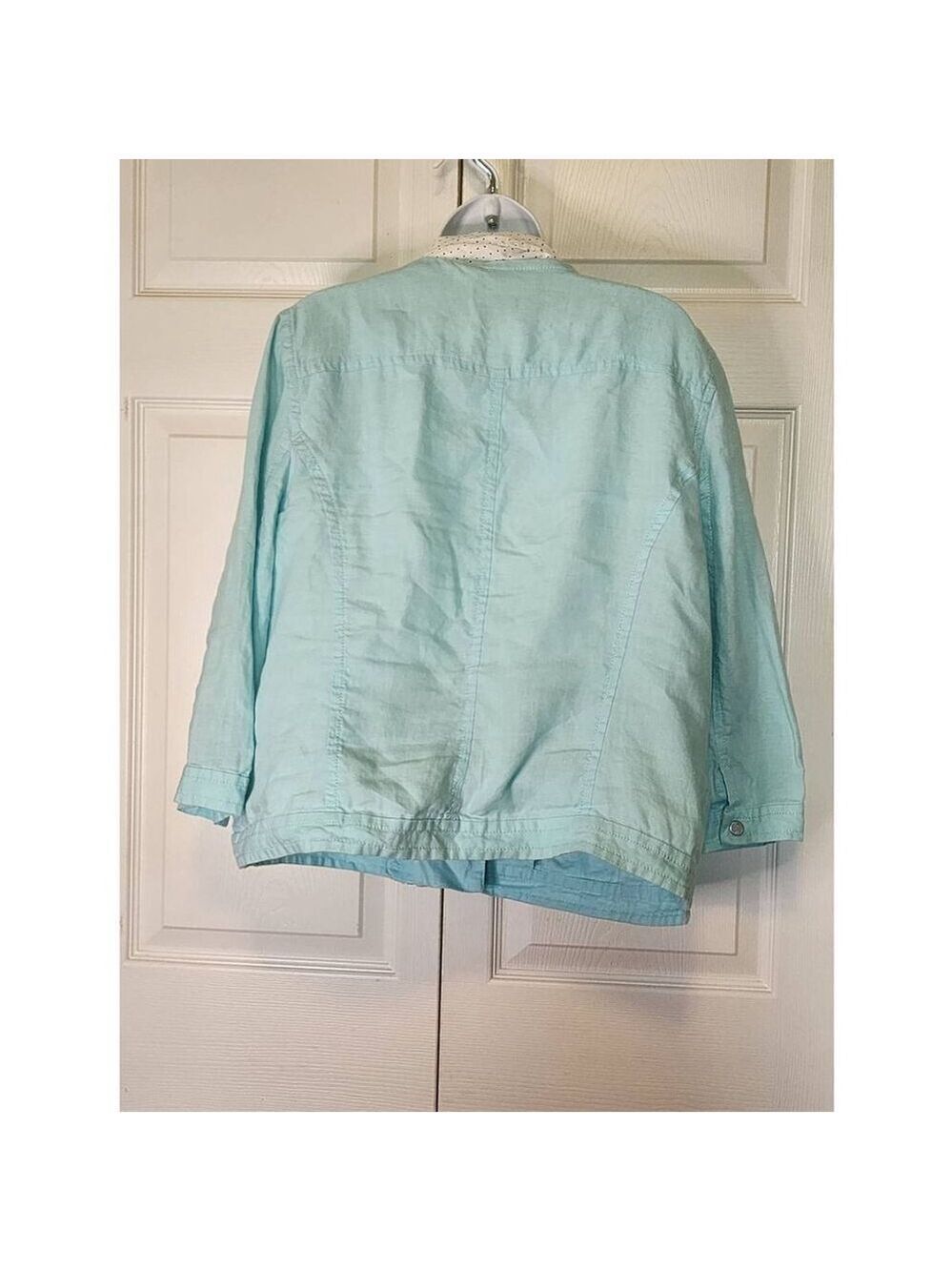 Chico's Turquoise Jacket - Picture 8 of 8